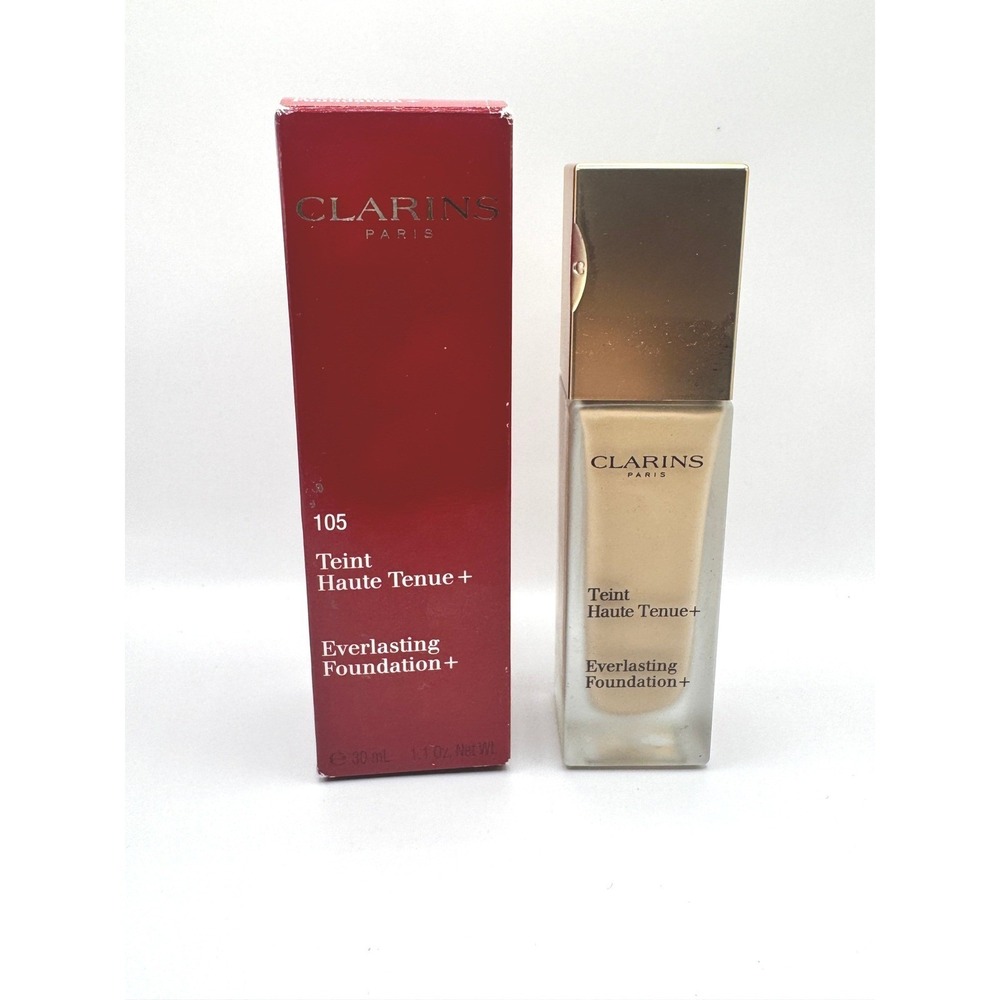 CLARINS PARIS 105 Nude Teint Haute Tenue Everlasting Foundation NEW